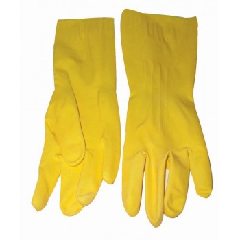 Gloves Latex Household Yellow 204mm
