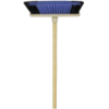 Plastic Back Soft Fibre Household Broom With Wooden Handle