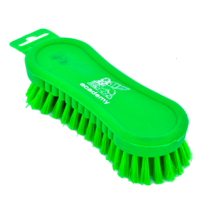 Scrub Brush Chubby Plastic Handle V/col