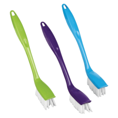 Dishwash Brush, Nylon Bristle With Plastic Handle
