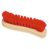 190mm Wooden Back 's' Shaped Scrubbing Brush