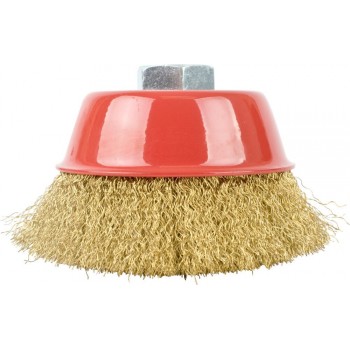 Wire Cup Brush Crimped 100mmxm14mm