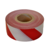 Red/white Barrier Tape 75mm Wide X 50mic X 500m Per Roll