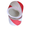 Red/white Barrier Tape 75mm Wide X 50mic X 100m Per Roll