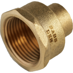 Solder Cxfi Str Coupler Red 15x3/4x1 Sabs