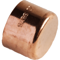 Solder End Cap 22mmx2 Sabs