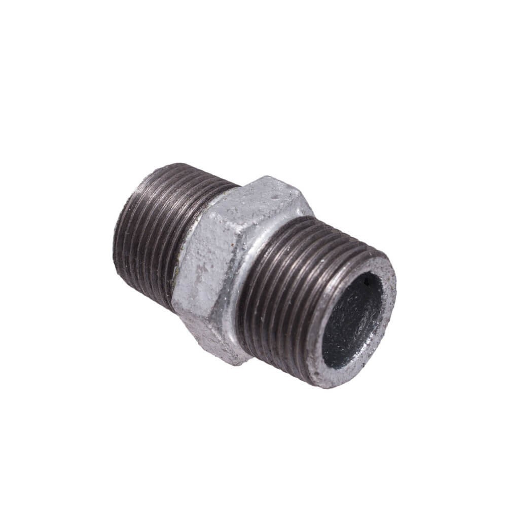 Galvanised Running Nipple 15mm X 2 Galvanised Running Nipple 15mm X 2