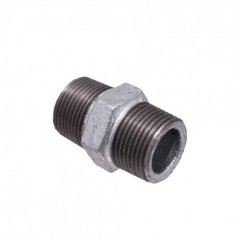 Galvanised Running Nipple 15mm X 2