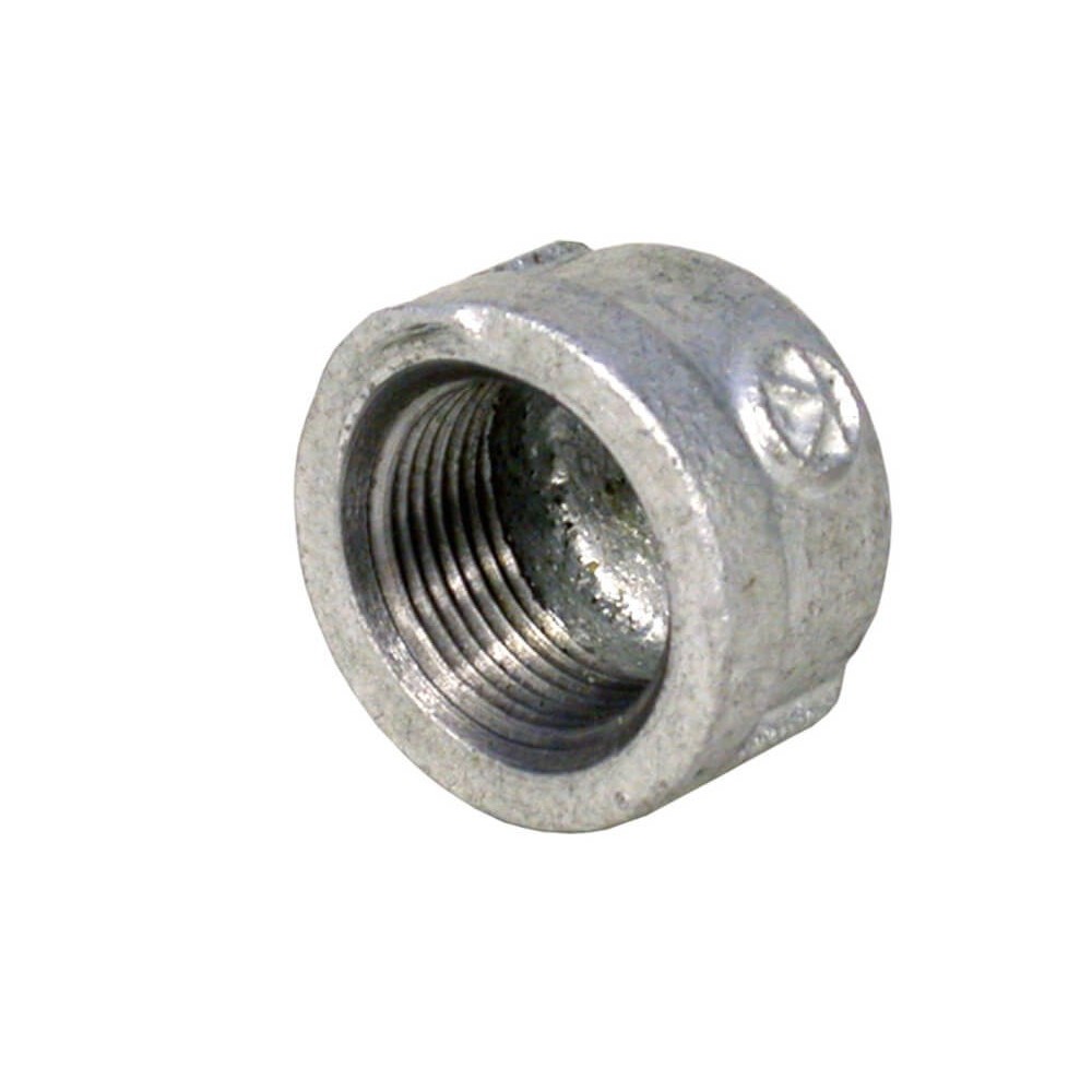 Galvanised Round Cap 22mm X 2 Galvanised Round Cap 22mm X 2