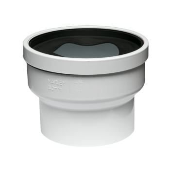 Soil & Vent Pan Collar Straight 110mm Sabs