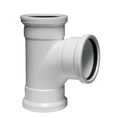 Soil & Vent Junction 110mm X 90deg Plain Sabs