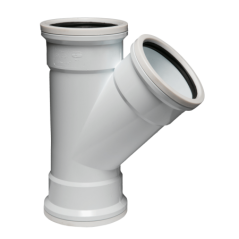Soil & Vent Junction 110mm X 45 Deg Plain Sabs