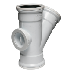 Soil & Vent Junction Access Heel 135deg 110mm