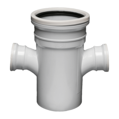 Soil & Vent Junction Plain Dbl Red 90deg 110mm Sabs