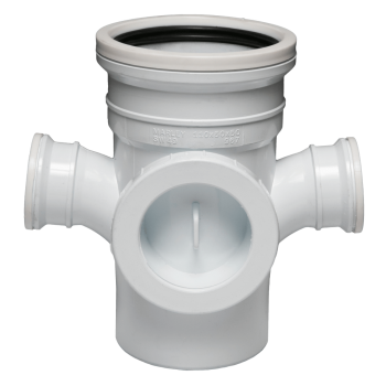 Soil & Vent Junction Ie Dbl Red 90deg 110mm Sabs
