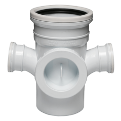 Soil & Vent Junction Ie Dbl Red 90deg 110mm Sabs
