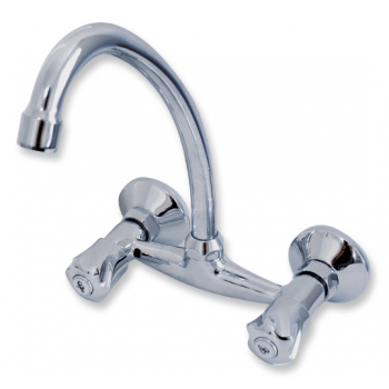 Coral Sink Mixer, Wall Type