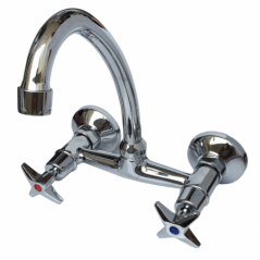 Star Swivel Spout Sink Mixer Wall Type
