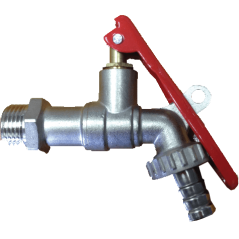 Hosebib Tap Lockable 1/2"x 3/4"