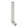 Downpipe Shoe Crimped Galvanised 2700x100x75x04mm