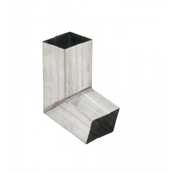 Downpipe Square Galvanized Shoe Solid 100X75X0.4mm