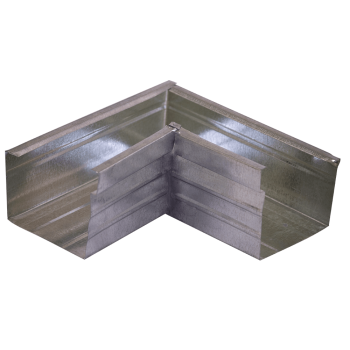 Corner Square Ext Galvanised 100x75x04mm