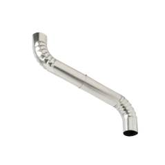 Round Offset Crimped Galvanised 460x75x04mm