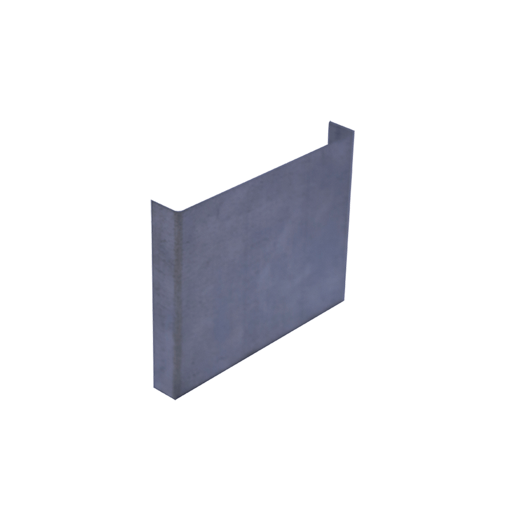 Stop End Galvanized Square 0.4mm Stop End Galvanized Square 0.4mm