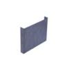 Stop End Galvanized Square 0.4mm