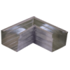 External Corner Square Galvanized 100X75X0.4mm