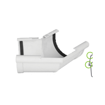 Eco Gutter External Angle 135°