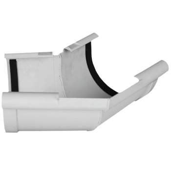 Gutter Round External Angle Pvc