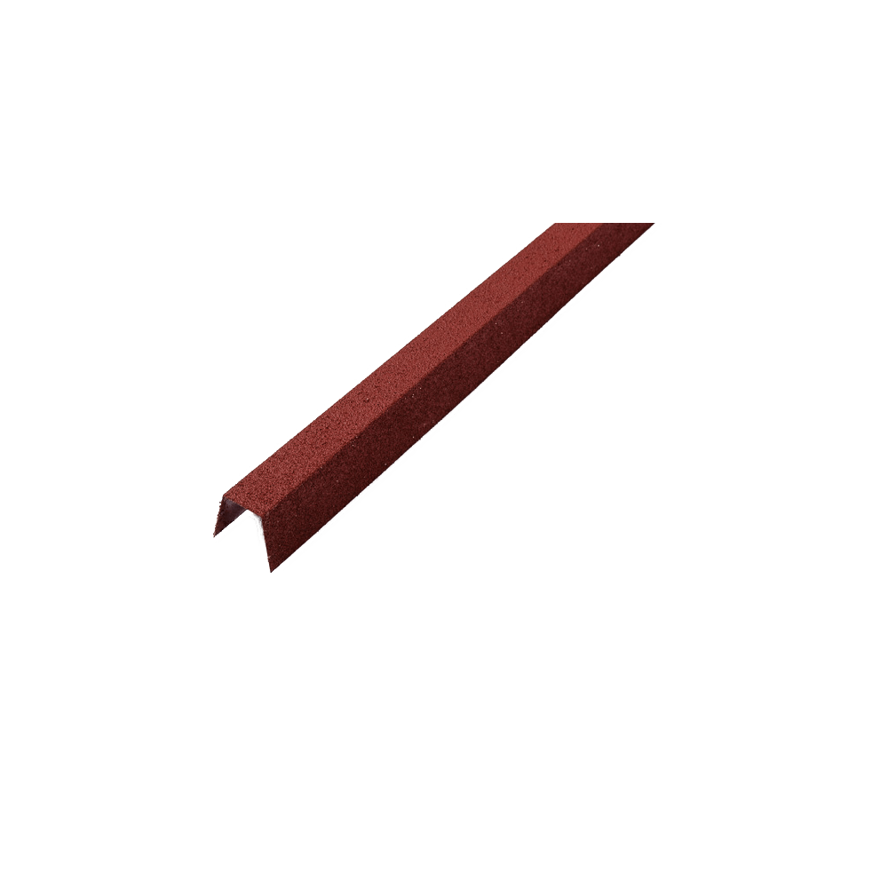 Steel Tile Square Ridge Cap Burgundy Steel Tile Square Ridge Cap Burgundy