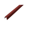Steel Tile Square Ridge Cap Burgundy