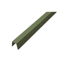 Steel Tile Square Ridge Cap Green