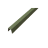 Steel Tile Square Ridge Cap Green