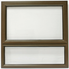 Window Frame Aluminium Pt99 Bronze Clear