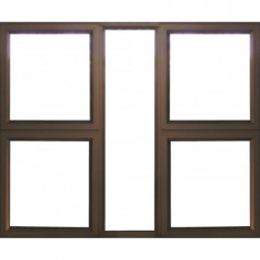 Window Frame Aluminiumin P4tt1815 Bronze