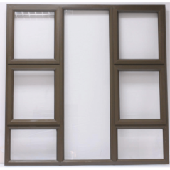 Window Frame Aluminiumin P4tt1515 Bronze Clear