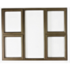 Window Frame Aluminiumin P4tt1812 Bronze Clear