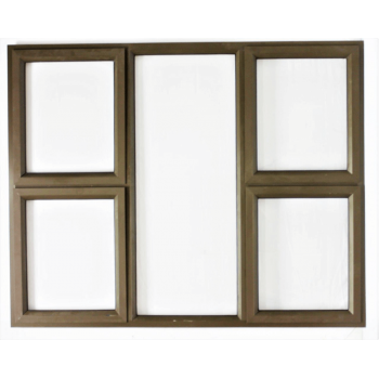 Window Frame Aluminiumin P4tt1812 Bronze Clear