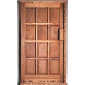 Wooden Door Pivot Set 12 Panel