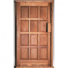 Wooden Door Pivot Set 12 Panel