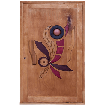 Door Wood Wild Flower Pivot Set