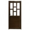 Aluminium Door Bronze 890 X 2090 Staggered/solid