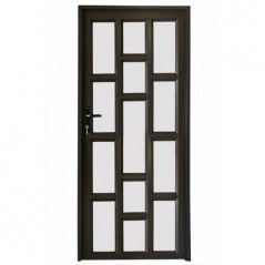 Entrance Door, Staggered, Bronze, Open In, Right Hand
