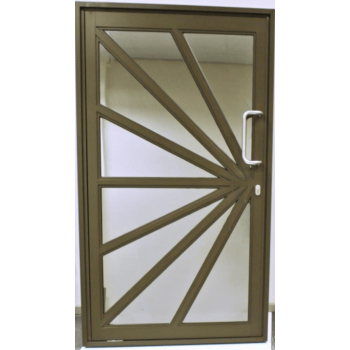 Door Aluminium Pivot 1200 X 2090 Sunshine Brz