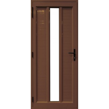 Door Aluminium Hinge 2 Hor/ 1 Ver Glass Brz
