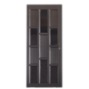 Door Aluminium Hinged 890 X 2090 Stagged Brz