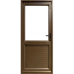 Door Aluminium Hinge Hlf Glass Stbl Obs Brz